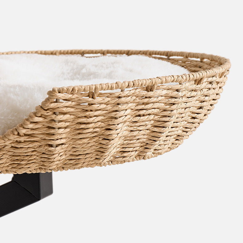 Aria Swivel Desk Cat Bed – Aesthetic Floating Cat Perch for Minimalist Homes