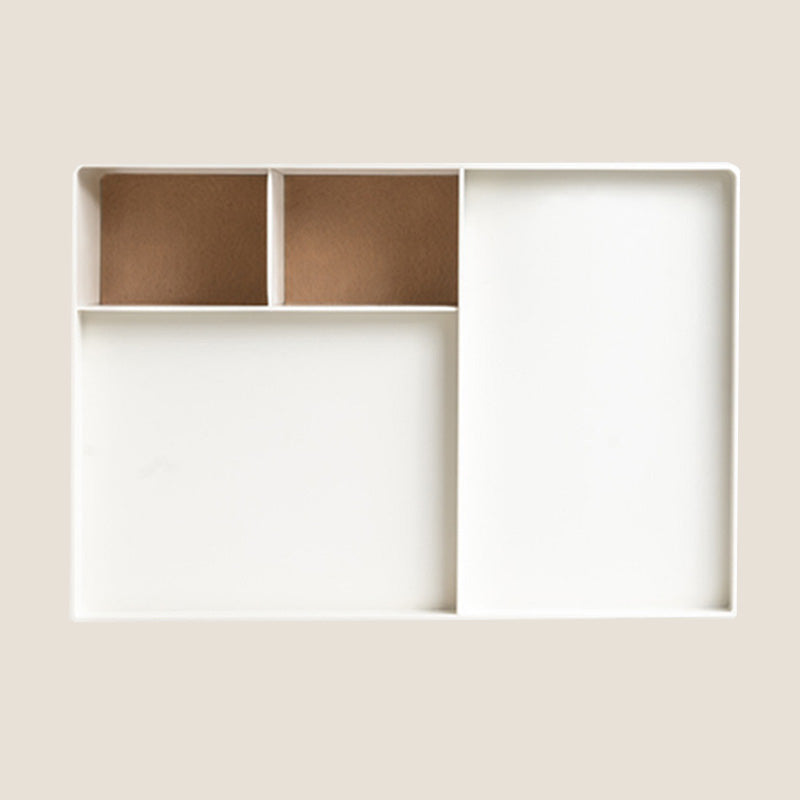 Aesthetic White Desk Organizer with Drawers | Cat-Friendly Pen Holder for Home Office | Paws2q